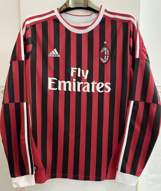 AC Milan 2011/12 Domicile à manches longues