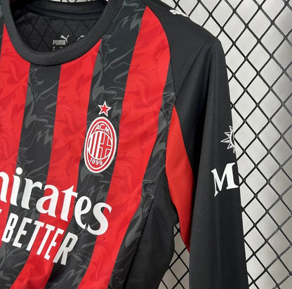 AC Milan 2025/26 Domicile à manches longues