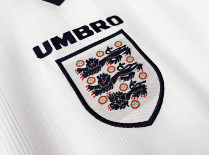 Angleterre 1996 Domicile à manches longues