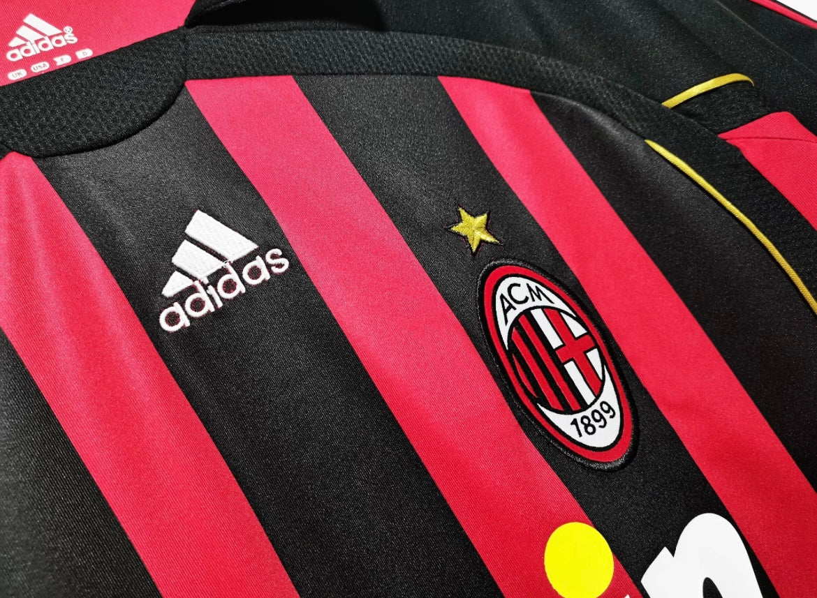 AC Milan 2006/07 Domicile à manches longues
